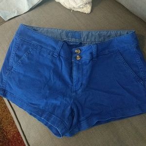 American eagle royal blue shorts size 4